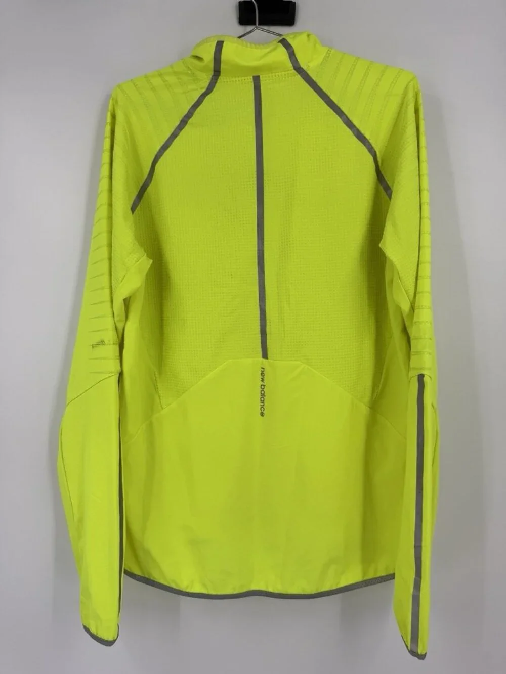 Men’s New Balance Beacon High Vis Running Jacket Yellow Size Medium